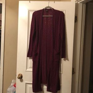 Eggplant Colored Duster